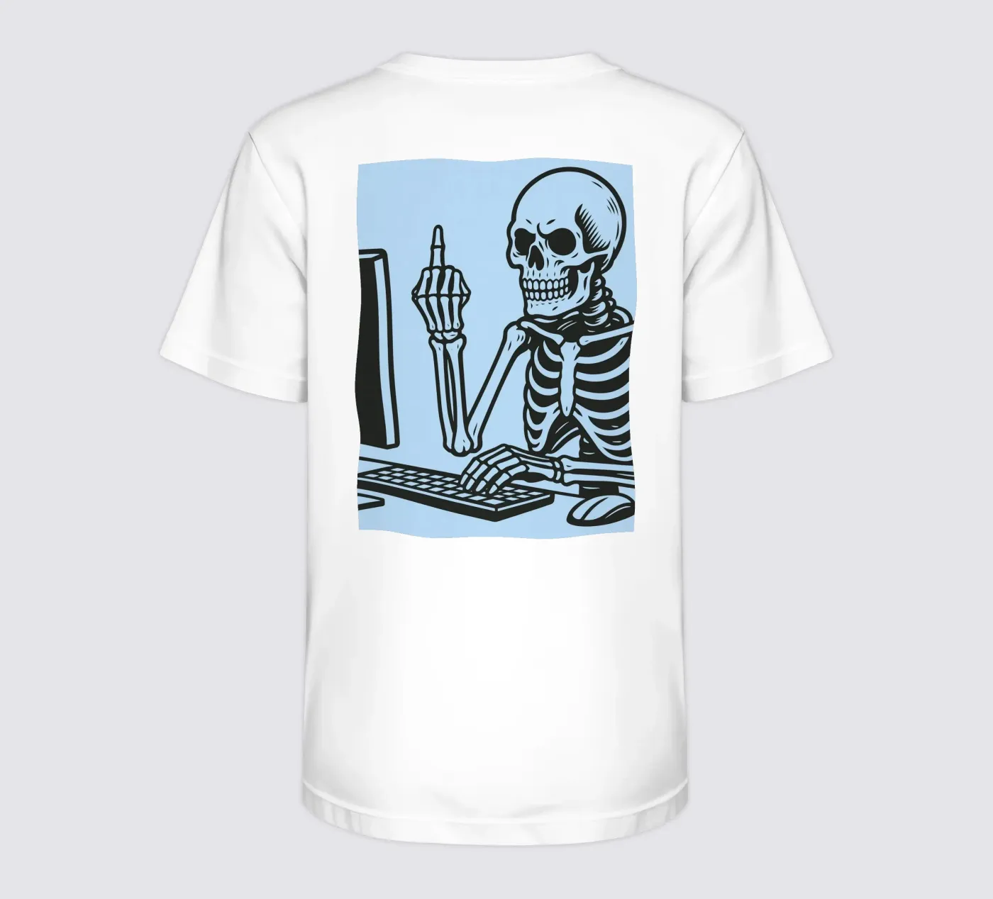 ufficio scheletro t-shirt bambini da the gendels