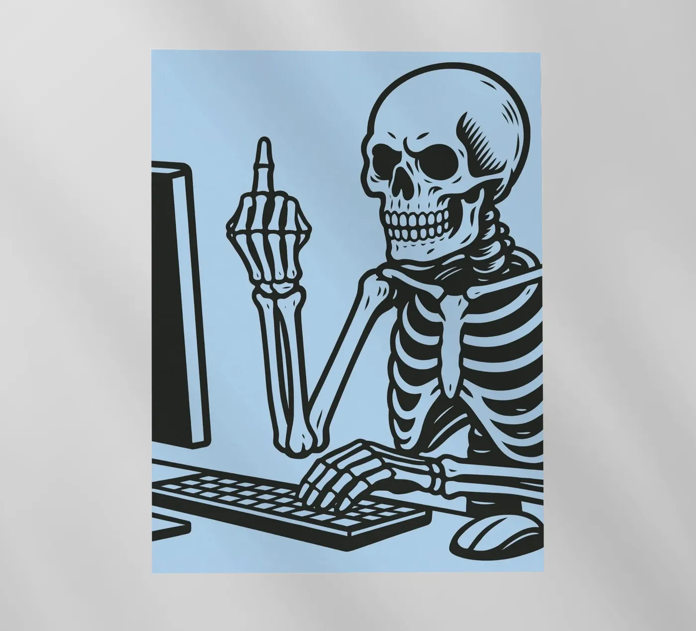 skeleton office pellicola backlit da the gendels