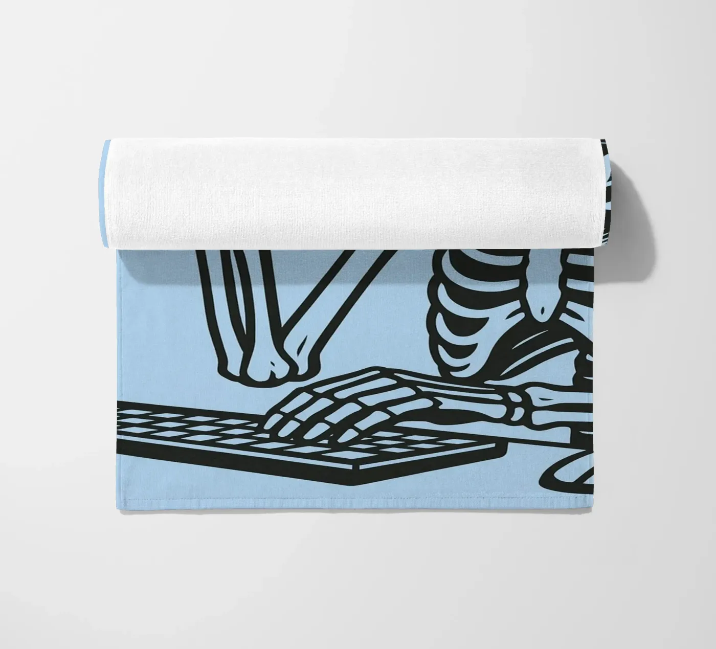 ufficio scheletro telo mare da the gendels