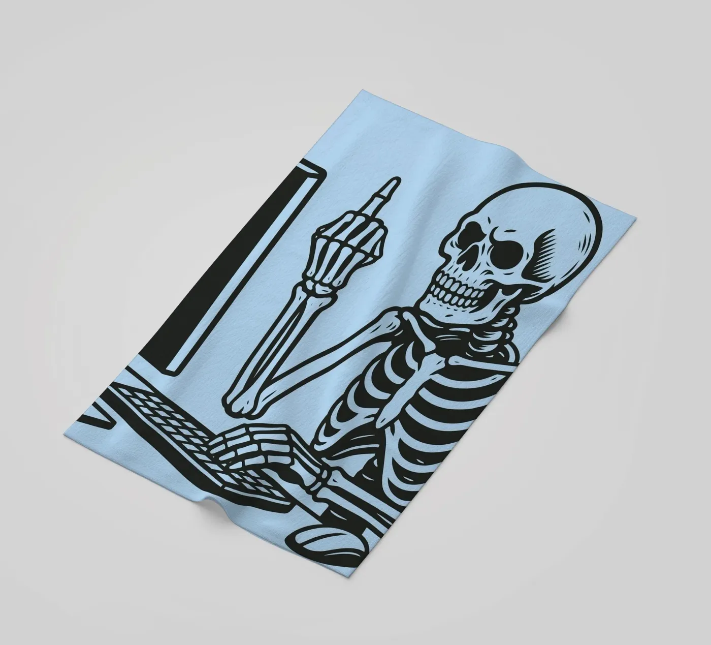 ufficio scheletro telo mare da the gendels