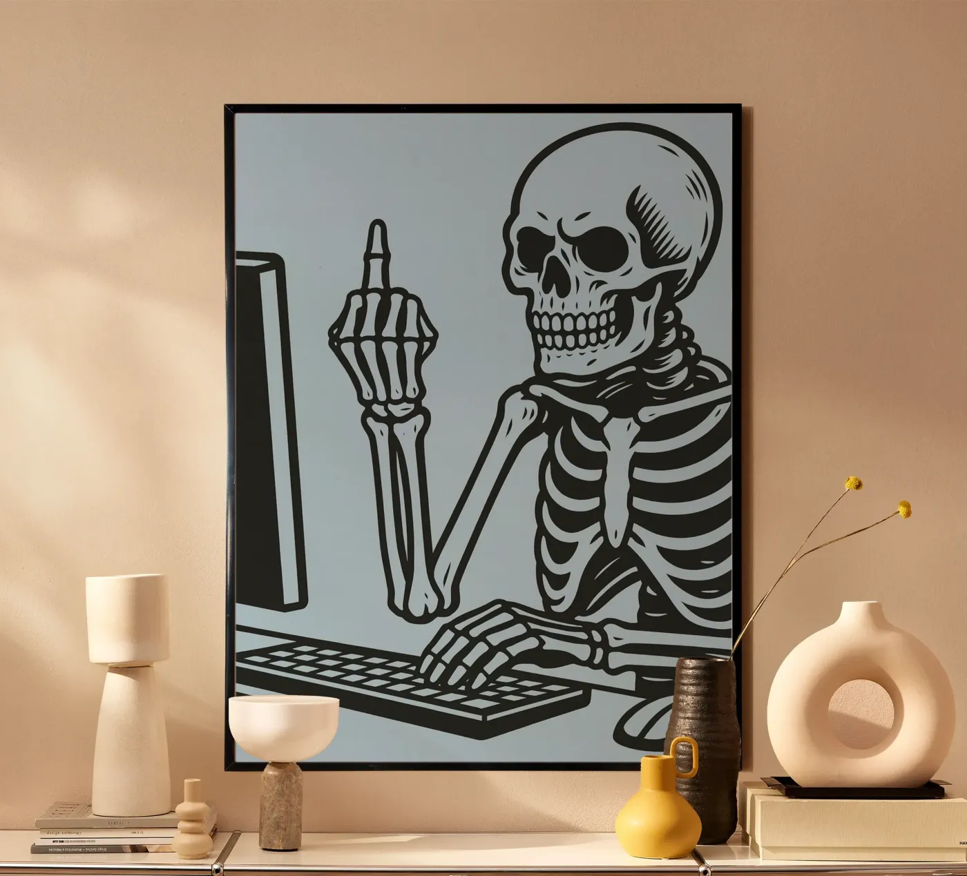 bureau des squelettes poster de the gendels