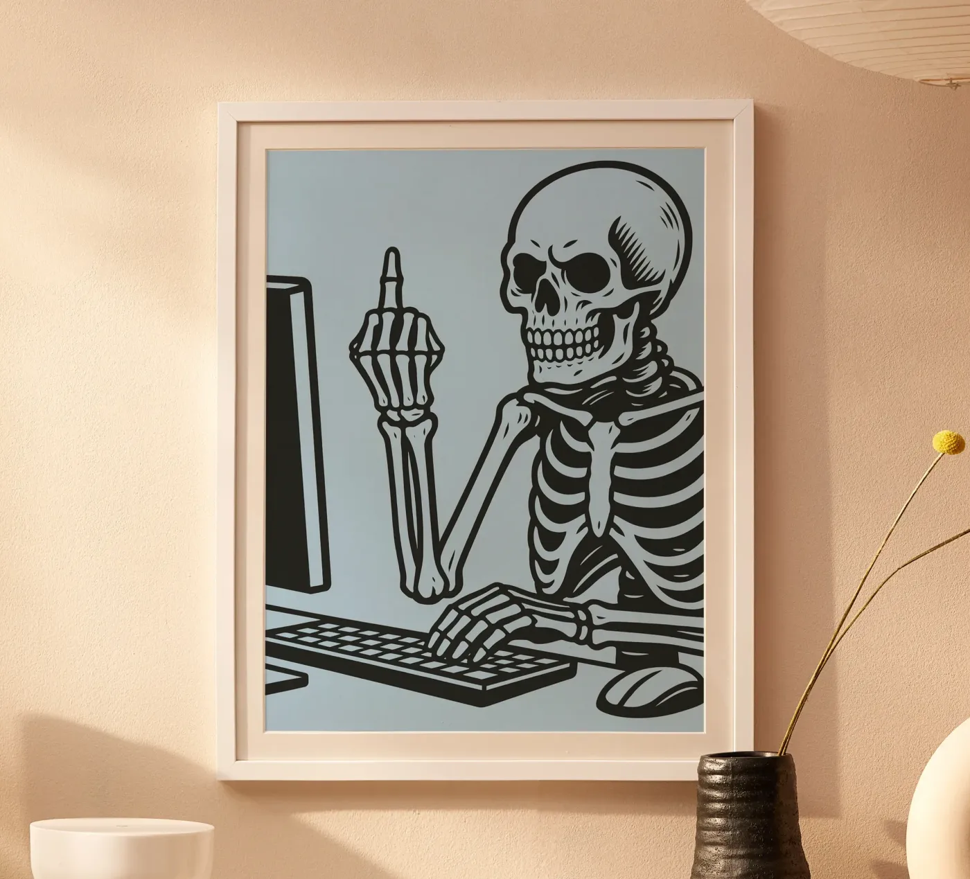 bureau des squelettes poster de the gendels