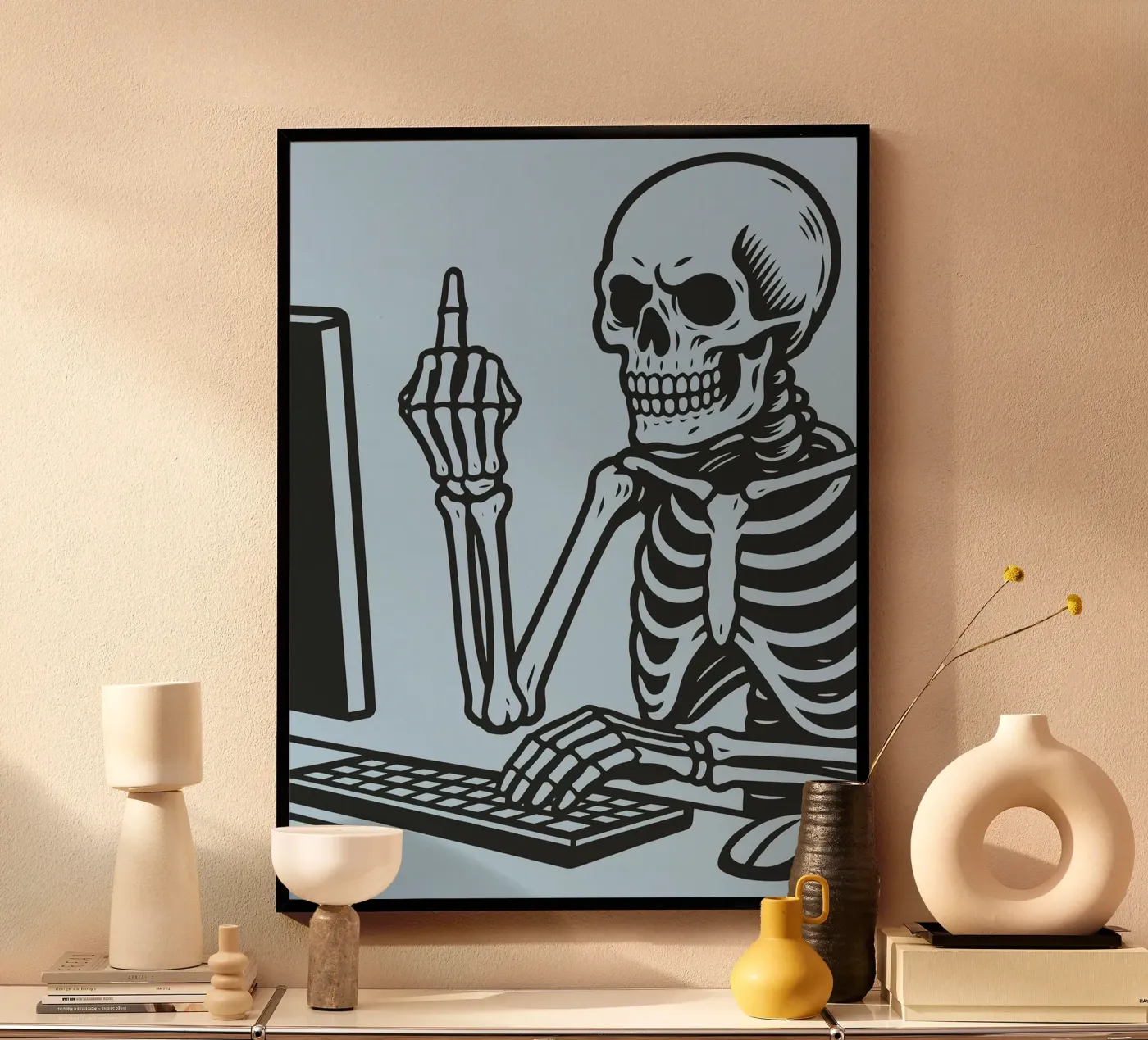 bureau des squelettes poster de the gendels