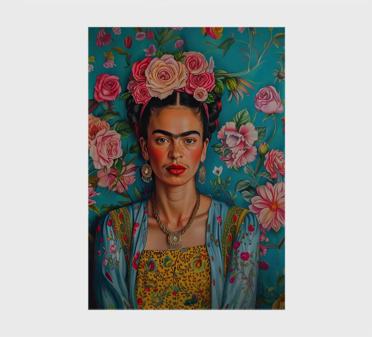 Frida Kahlo "Strength and Sensibility" notebook by Fantasias Florales
