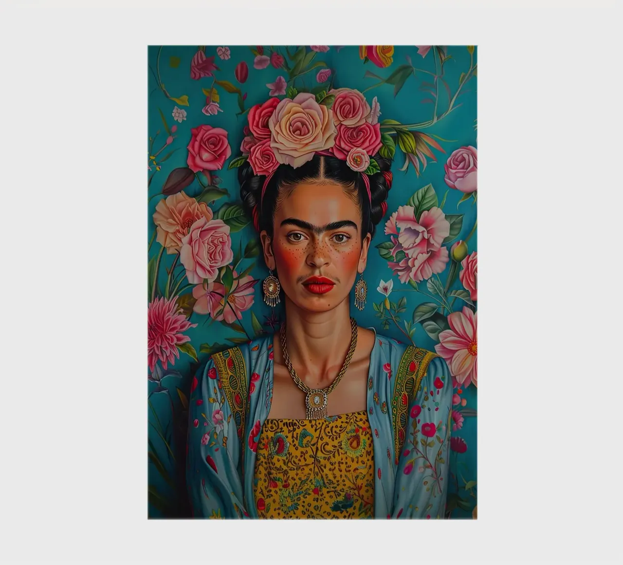 Frida Kahlo "Strength and Sensibility" notebook by Fantasias Florales