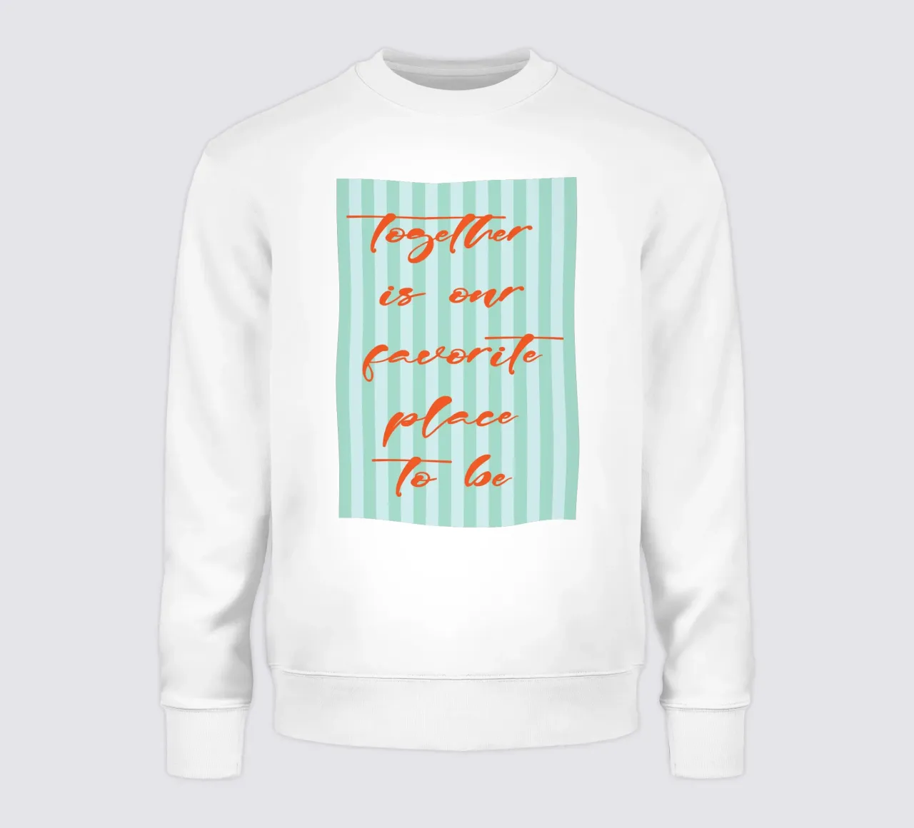 ensemble, c'est notre lieu de prédilection sweat de the gendels