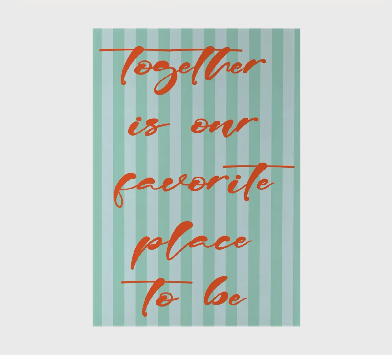 ensemble, c'est notre lieu de prédilection carnet de notes de the gendels