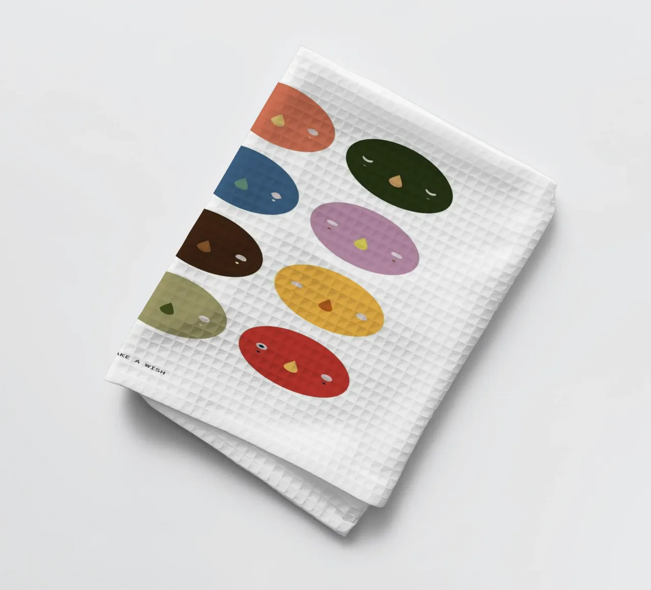 Make a wish (Daruma) canovaccio da cucina da Sassi