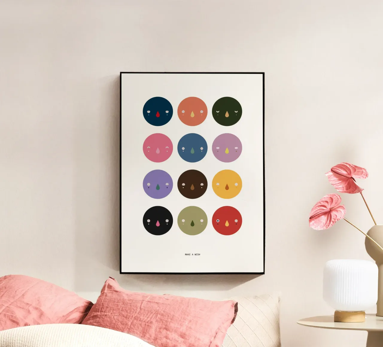 Make a wish (Daruma) plexiglass da Sassi