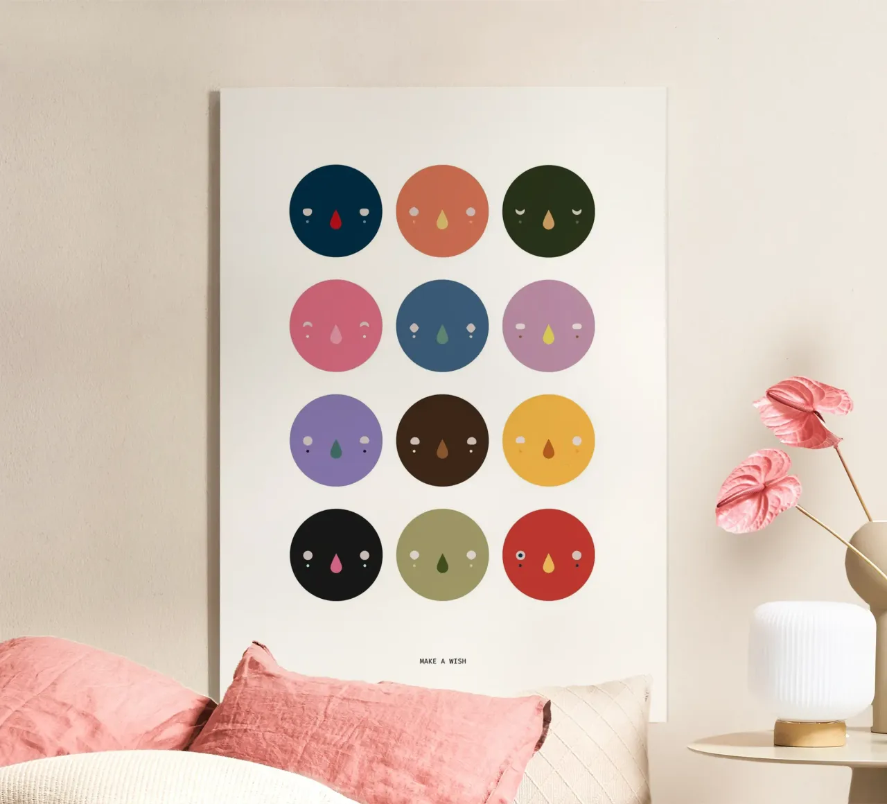 Make a wish (Daruma) plexiglass da Sassi