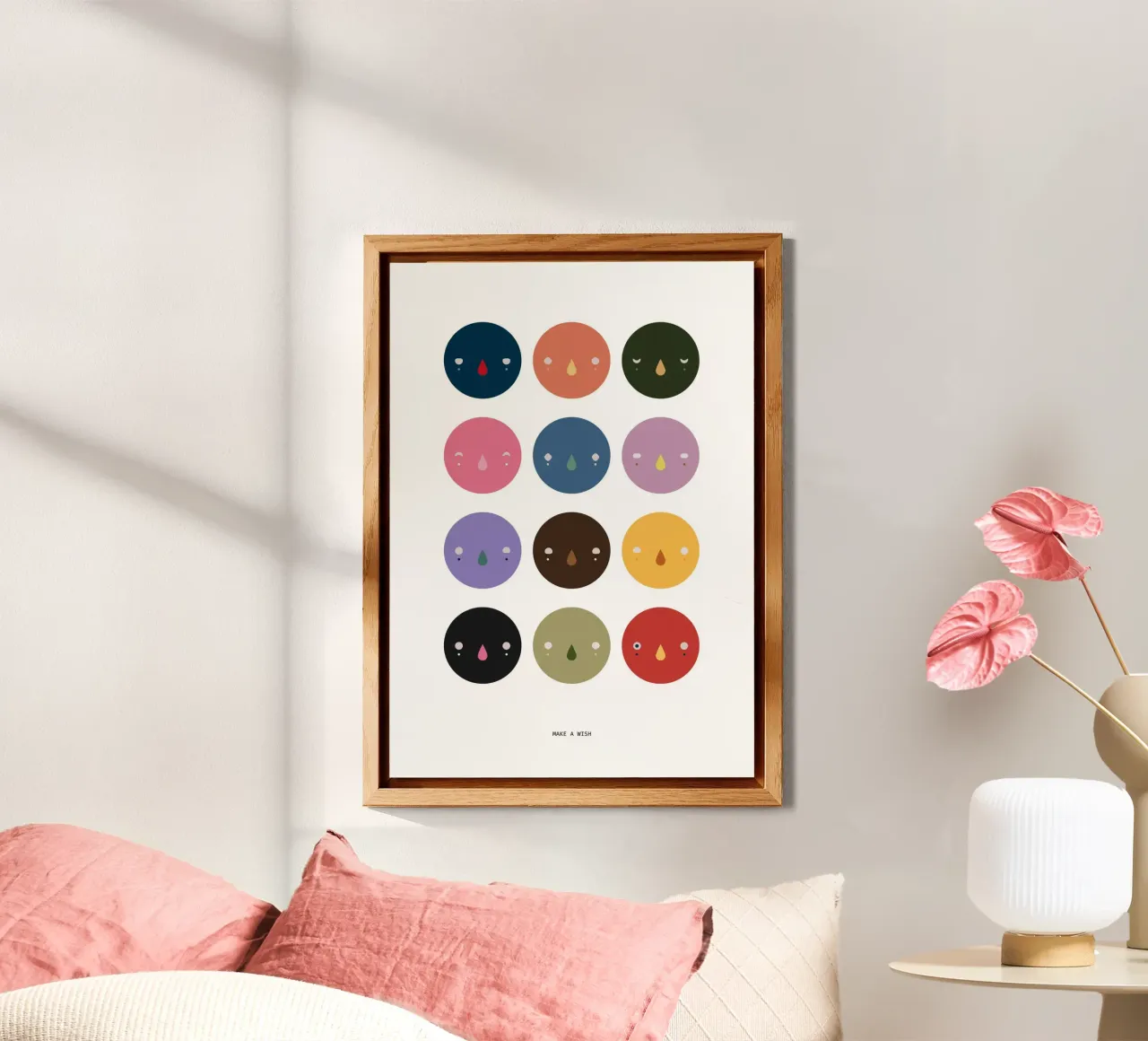 Make a wish (Daruma) alluminio dibond da Sassi