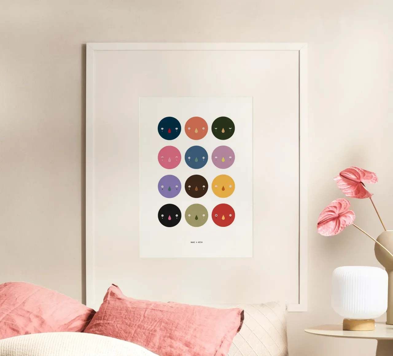 Make a wish (Daruma) carta hahnemühle da Sassi