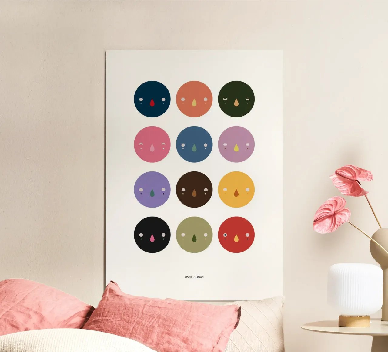 Make a wish (Daruma) carta hahnemühle da Sassi