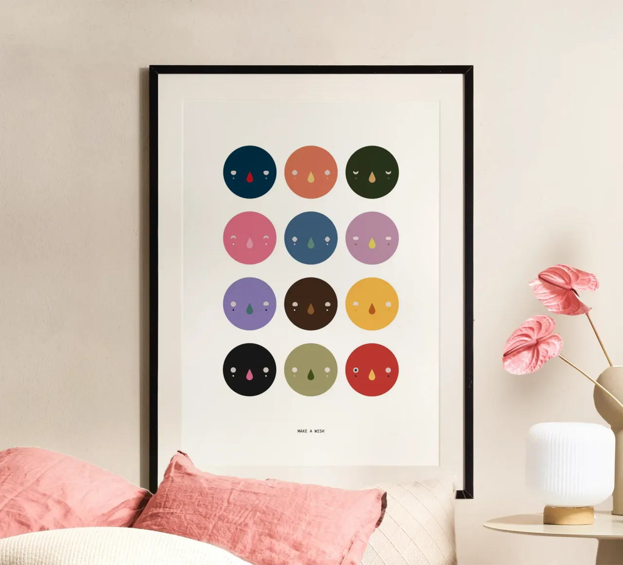 Make a wish (Daruma) carta hahnemühle da Sassi