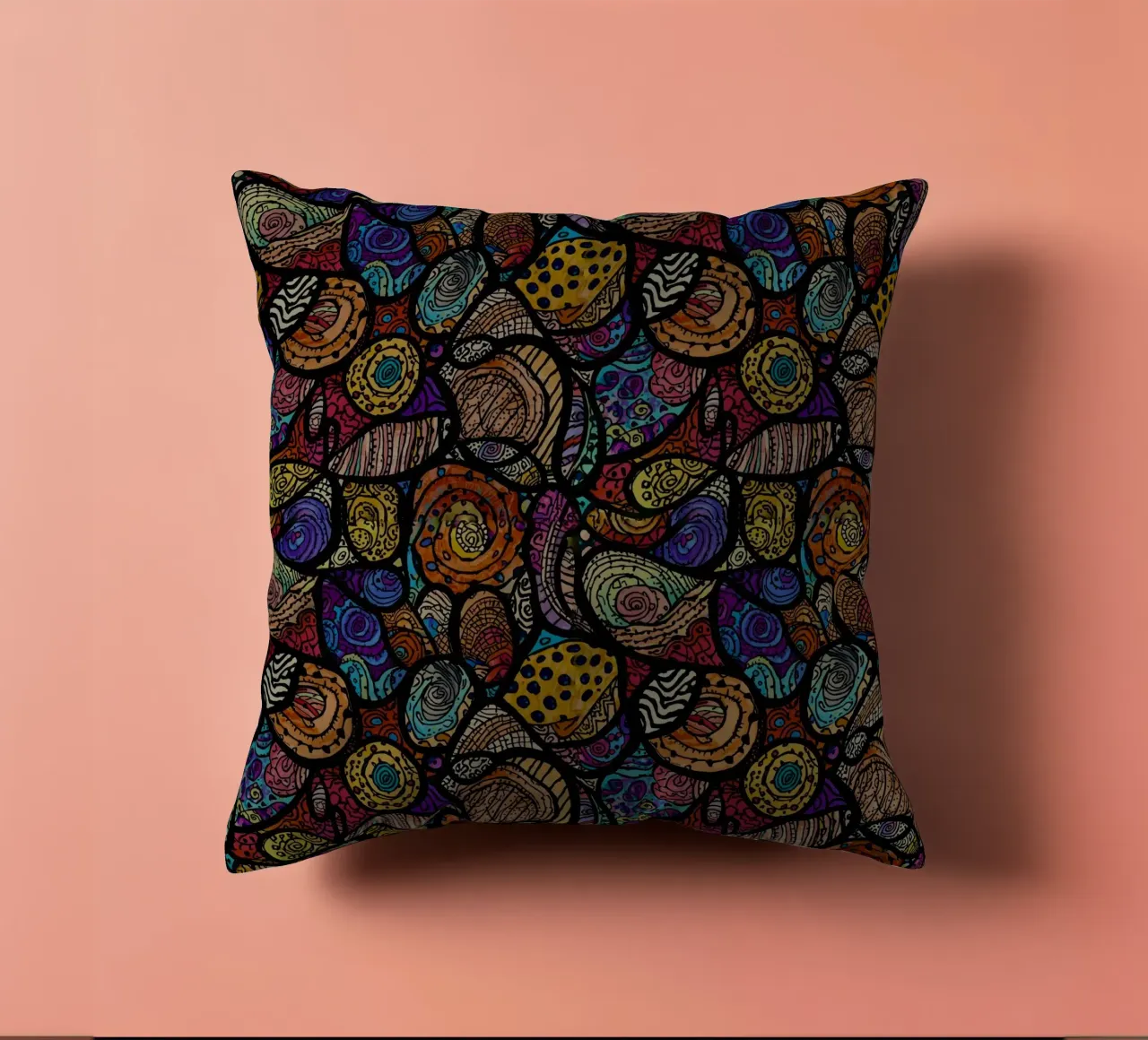 African Abstract Pattern cuscino da AzStore11