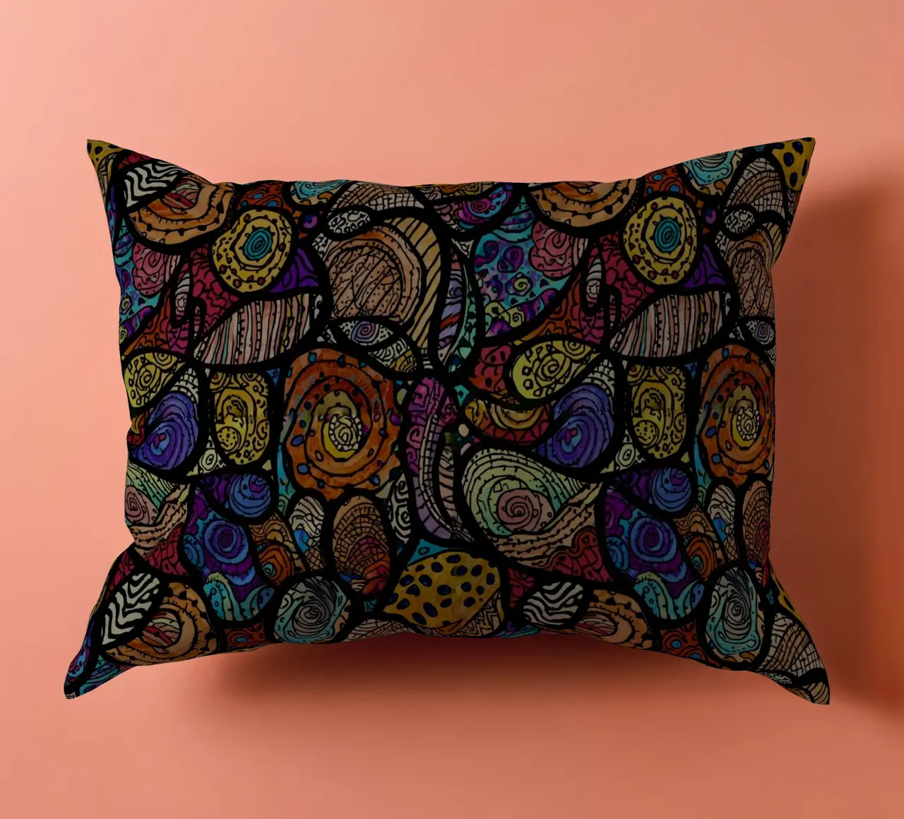 African Abstract Pattern cuscino da AzStore11