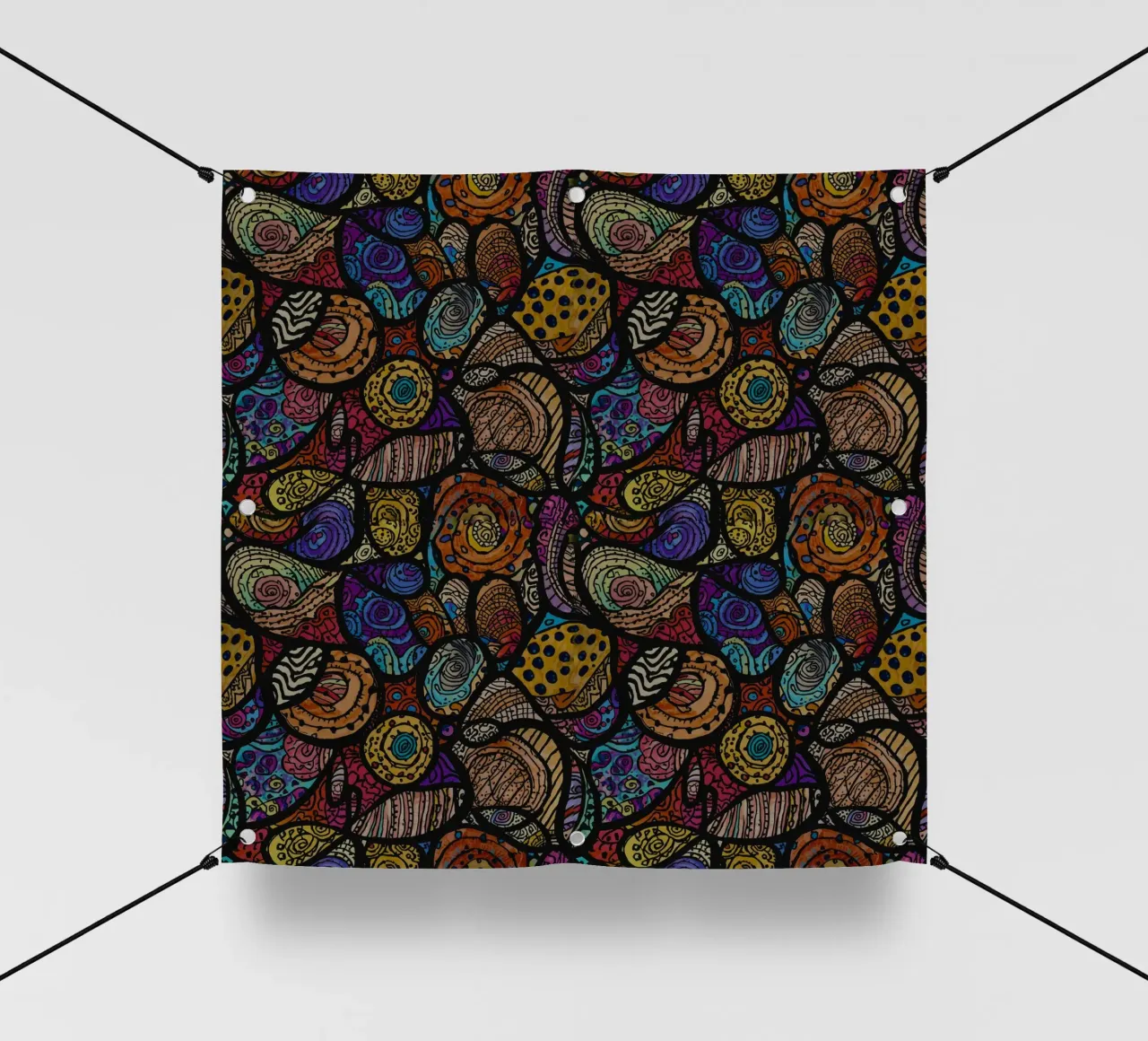 African Abstract Pattern telo in pvc da AzStore11