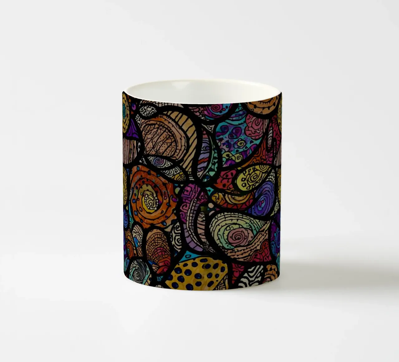 African Abstract Pattern tazza in ceramica da AzStore11