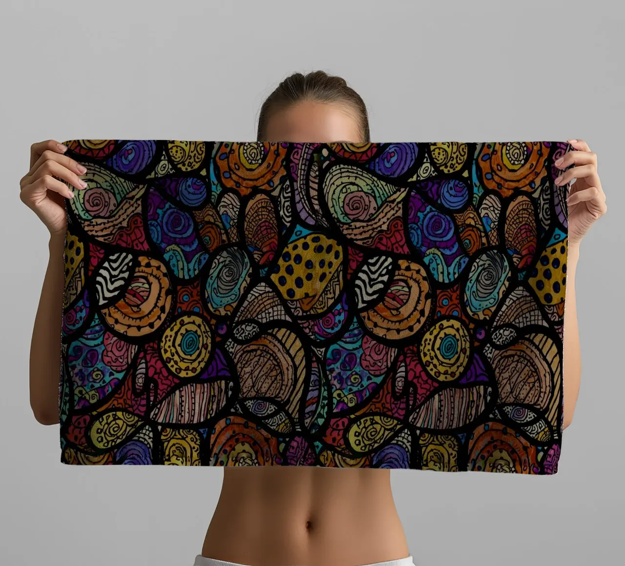 African Abstract Pattern asciugamano da bagno da AzStore11