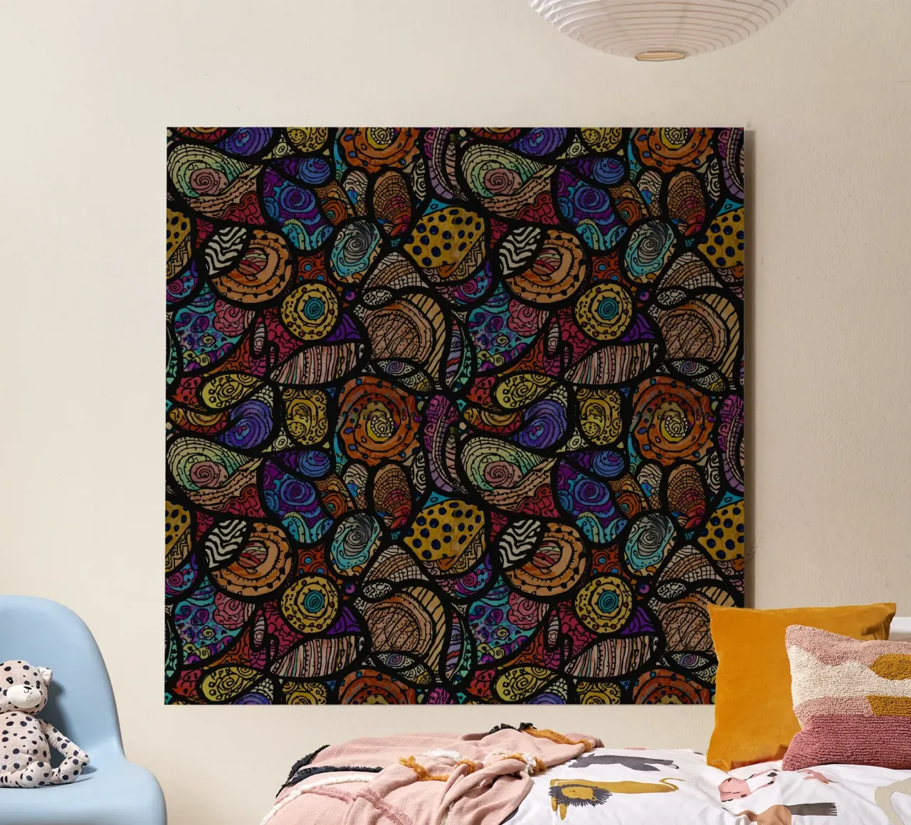African Abstract Pattern alluminio dibond da AzStore11