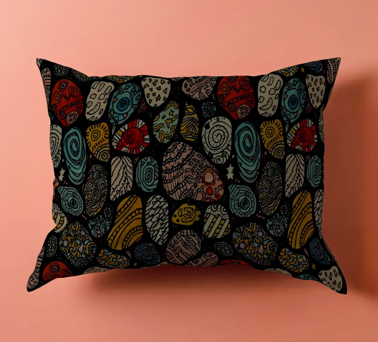 Abstract Organic Pattern cuscino da AzStore11