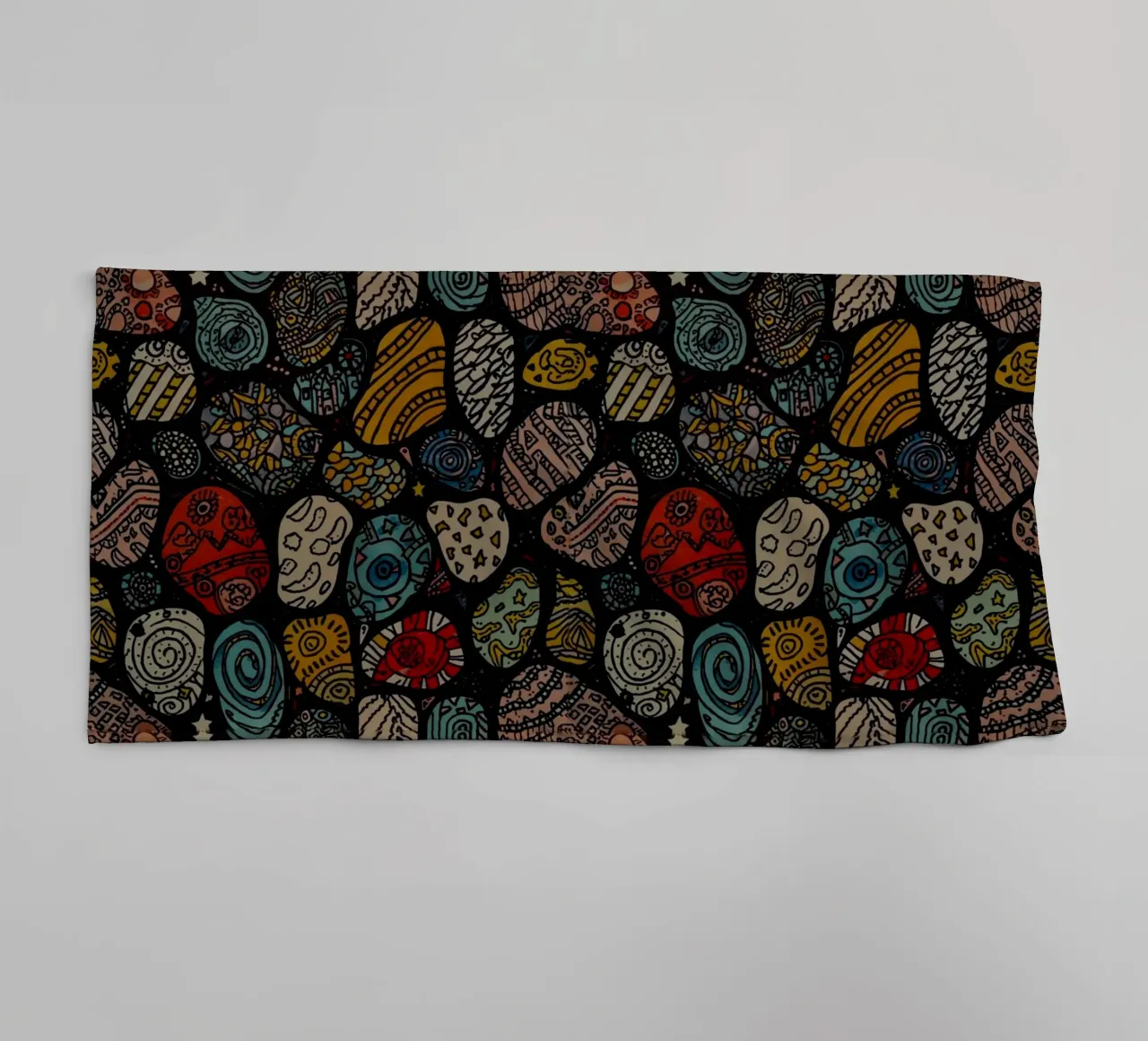 Abstract Organic Pattern asciugamano da bagno da AzStore11