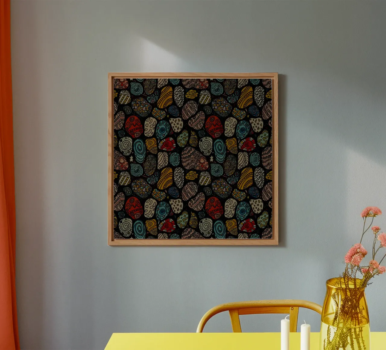 Abstract Organic Pattern alluminio dibond da AzStore11