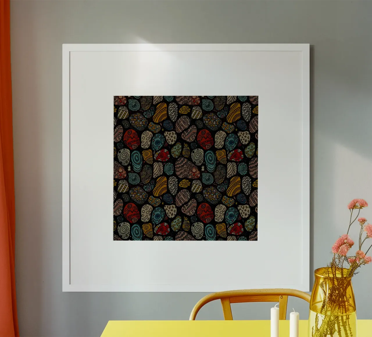 Abstract Organic Pattern carta hahnemühle da AzStore11