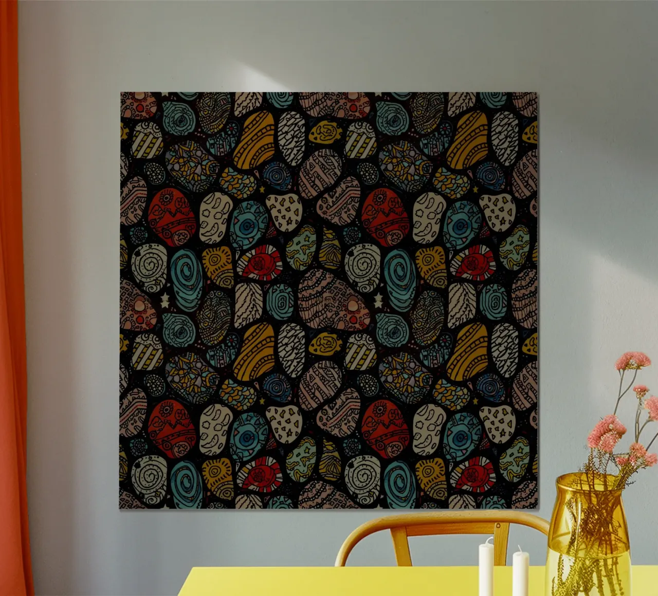 Abstract Organic Pattern carta hahnemühle da AzStore11