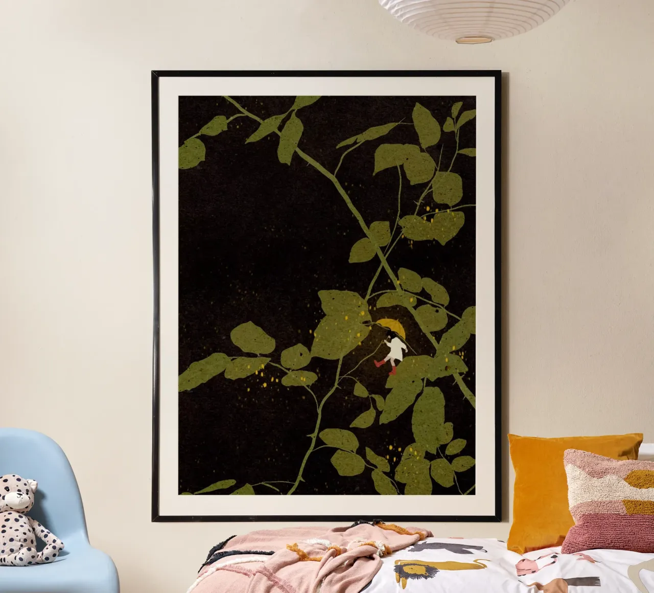Summer rain poster con telaio in plastica da Duong Tu Tran