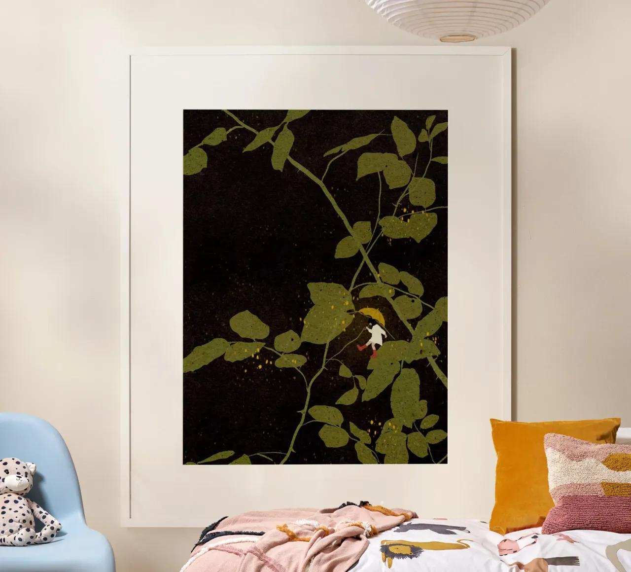 Summer rain poster con telaio in plastica da Duong Tu Tran