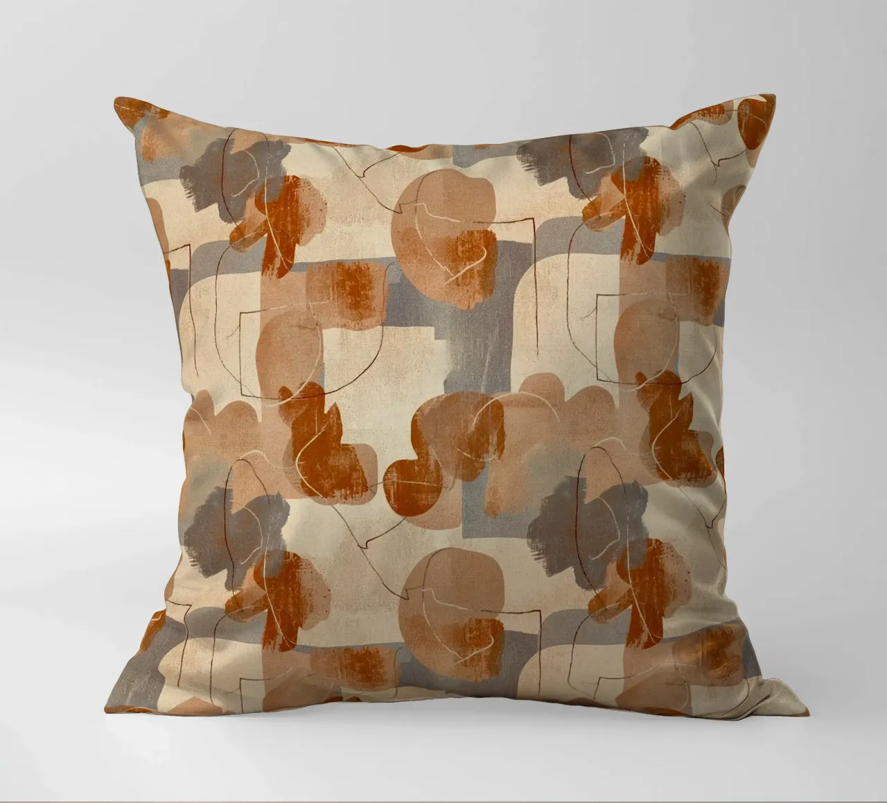 Abstract Botanical Art Deco Pattern cuscino da AzStore11