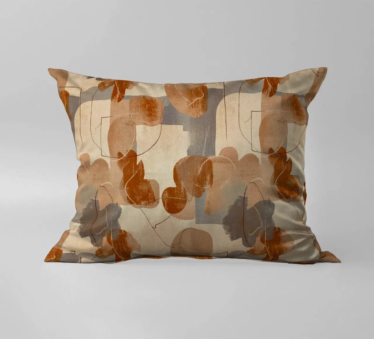 Abstract Botanical Art Deco Pattern cuscino da AzStore11