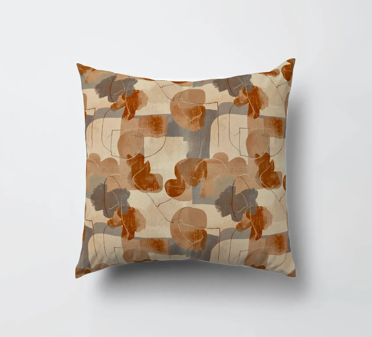 Abstract Botanical Art Deco Pattern cuscino da AzStore11