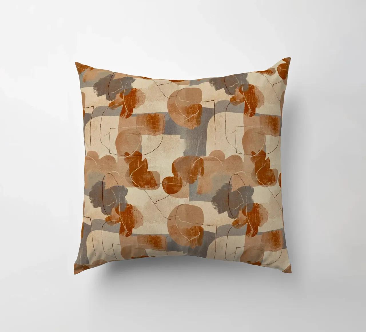 Abstract Botanical Art Deco Pattern cuscino da AzStore11