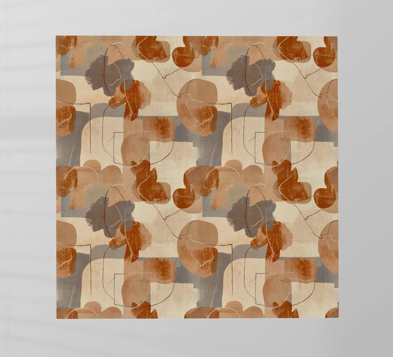 Abstract Botanical Art Deco Pattern pellicola backlit da AzStore11