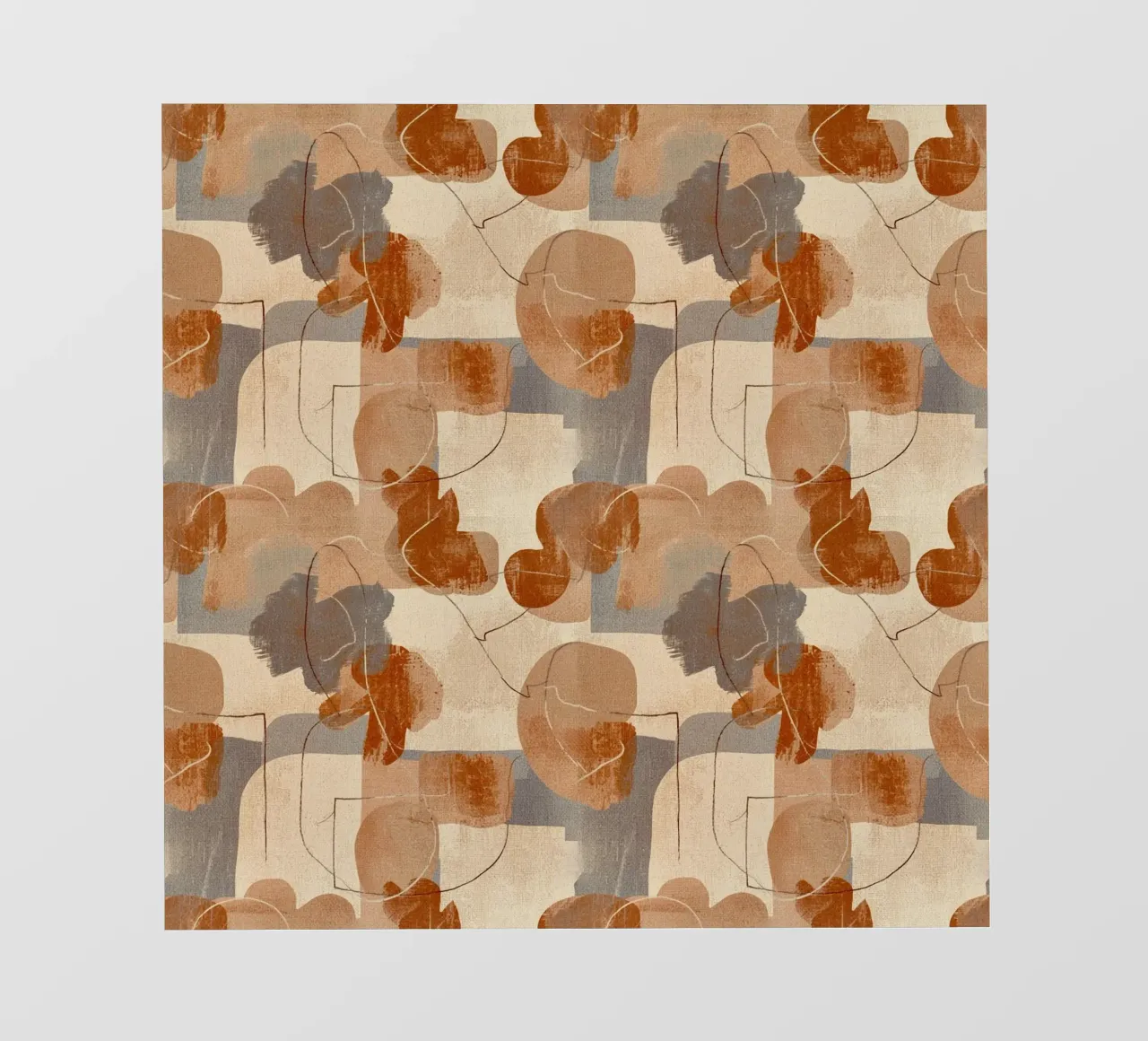 Abstract Botanical Art Deco Pattern telo in pvc da AzStore11