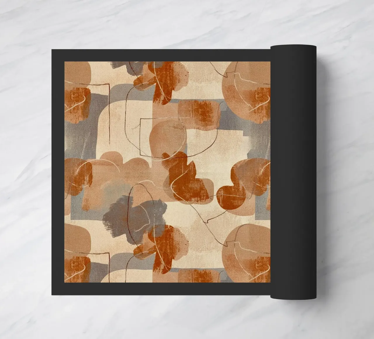 Abstract Botanical Art Deco Pattern zerbino da AzStore11