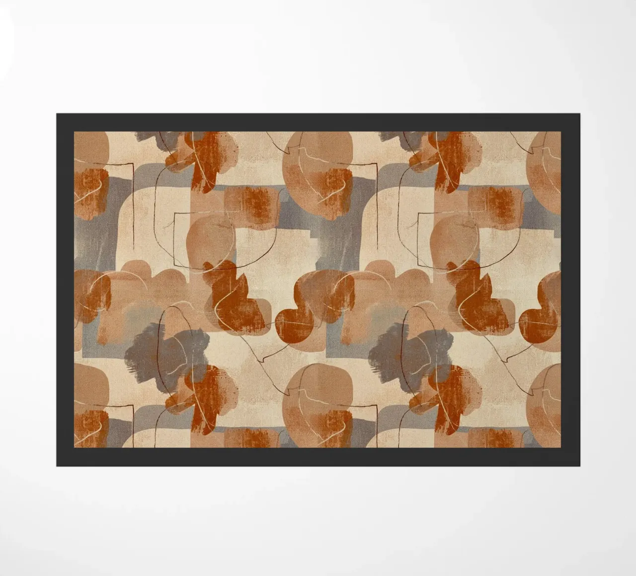 Abstract Botanical Art Deco Pattern zerbino da AzStore11