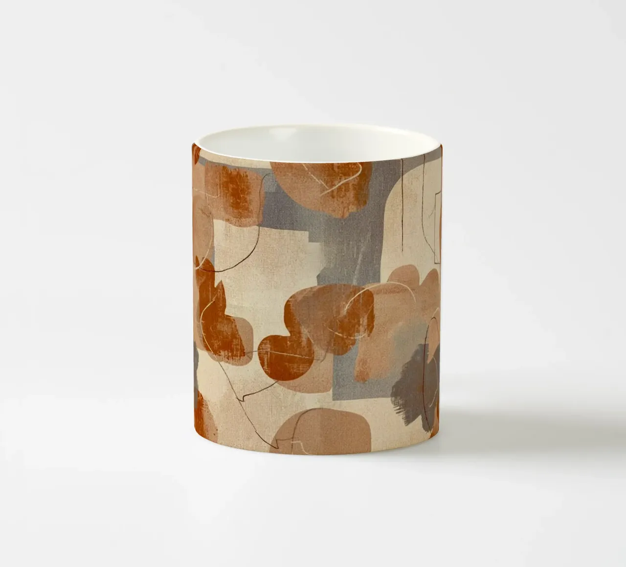 Abstract Botanical Art Deco Pattern tazza in ceramica da AzStore11