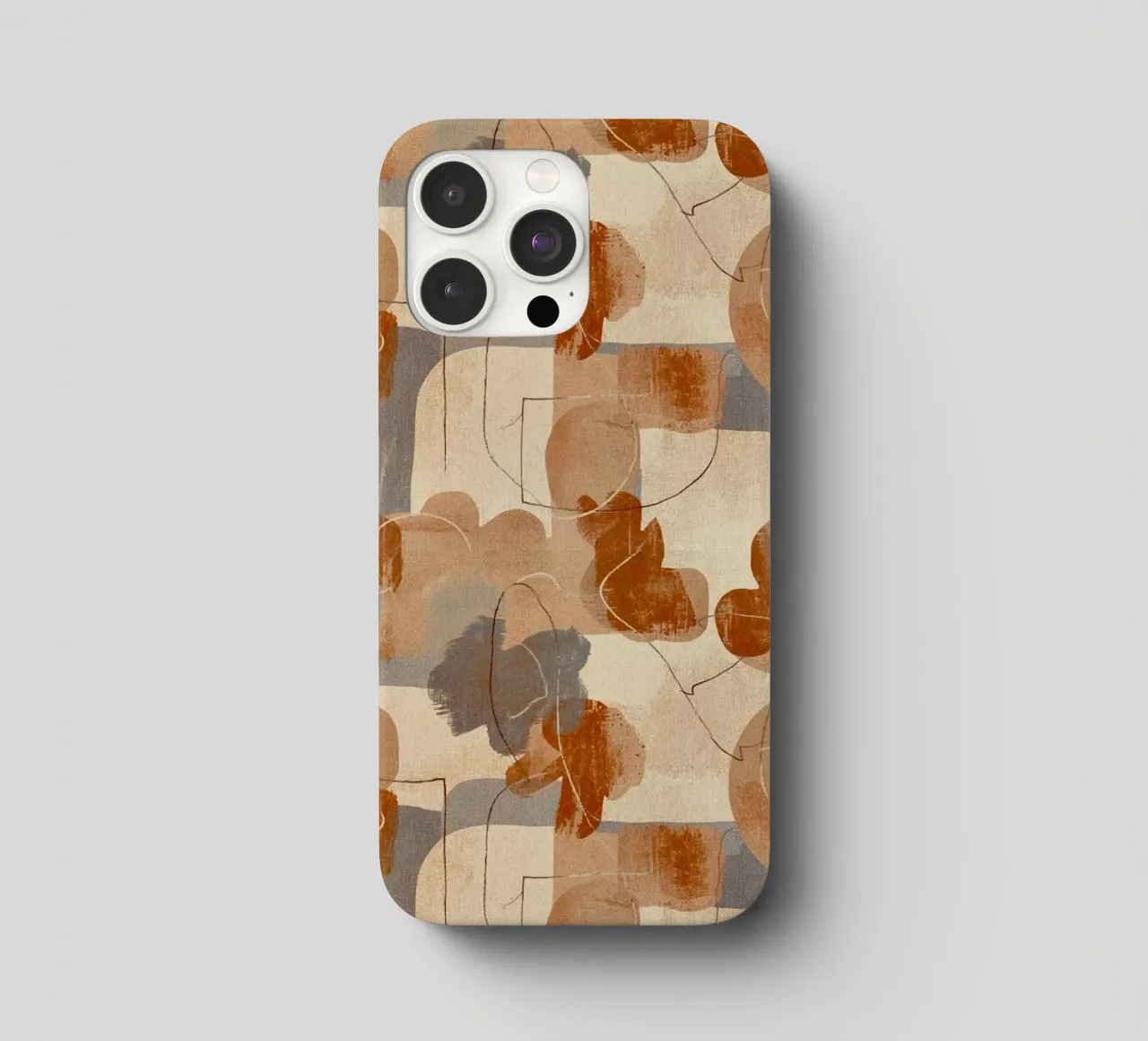 Abstract Botanical Art Deco Pattern cover iphone da AzStore11