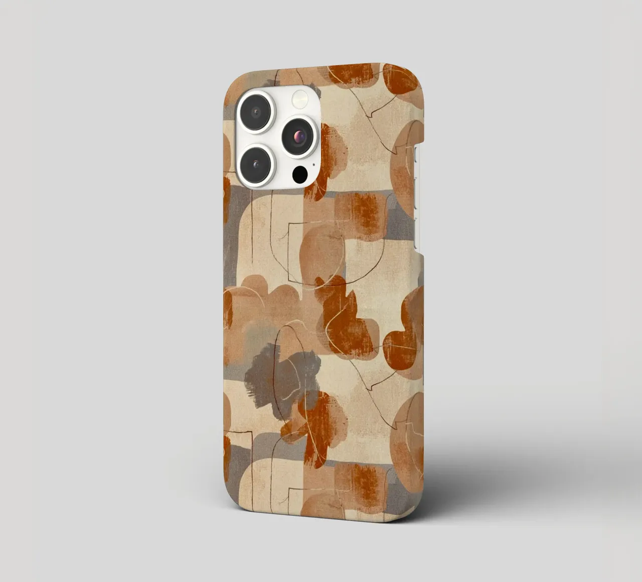 Abstract Botanical Art Deco Pattern cover iphone da AzStore11