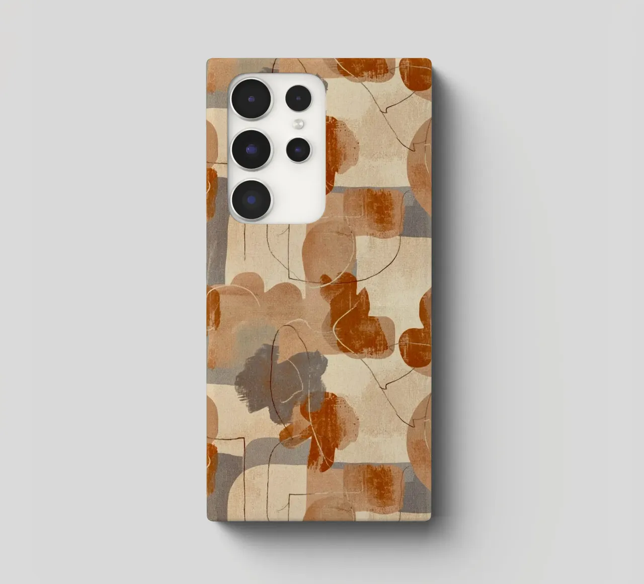 Abstract Botanical Art Deco Pattern cover samsung da AzStore11