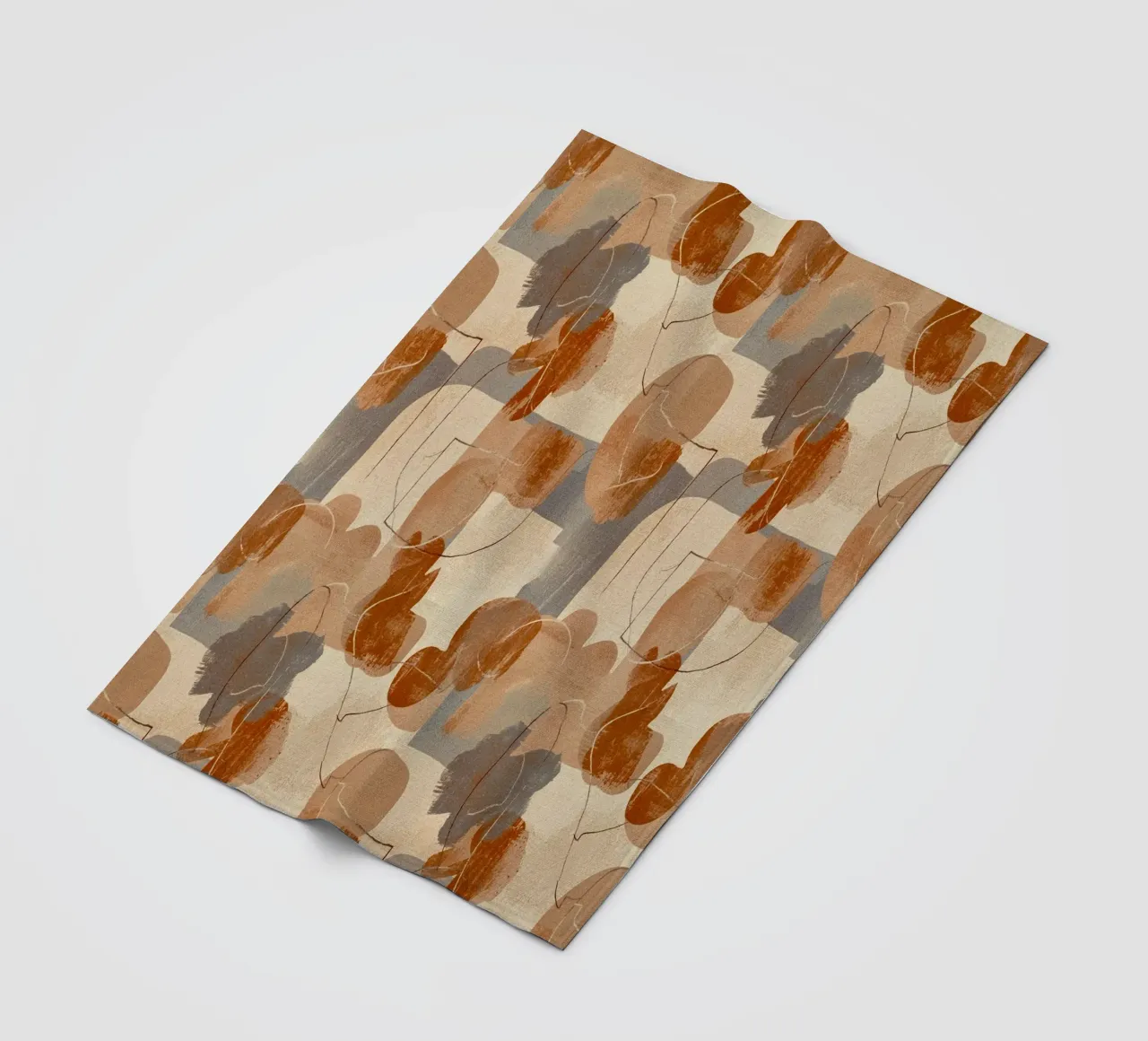 Abstract Botanical Art Deco Pattern coperta in pile da AzStore11