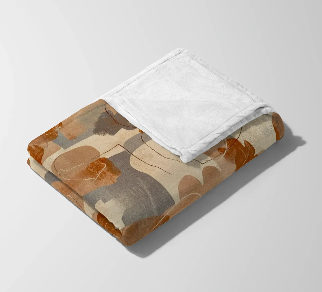 Abstract Botanical Art Deco Pattern coperta in pile da AzStore11