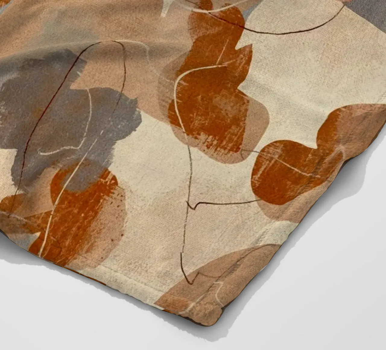 Abstract Botanical Art Deco Pattern coperta in pile da AzStore11