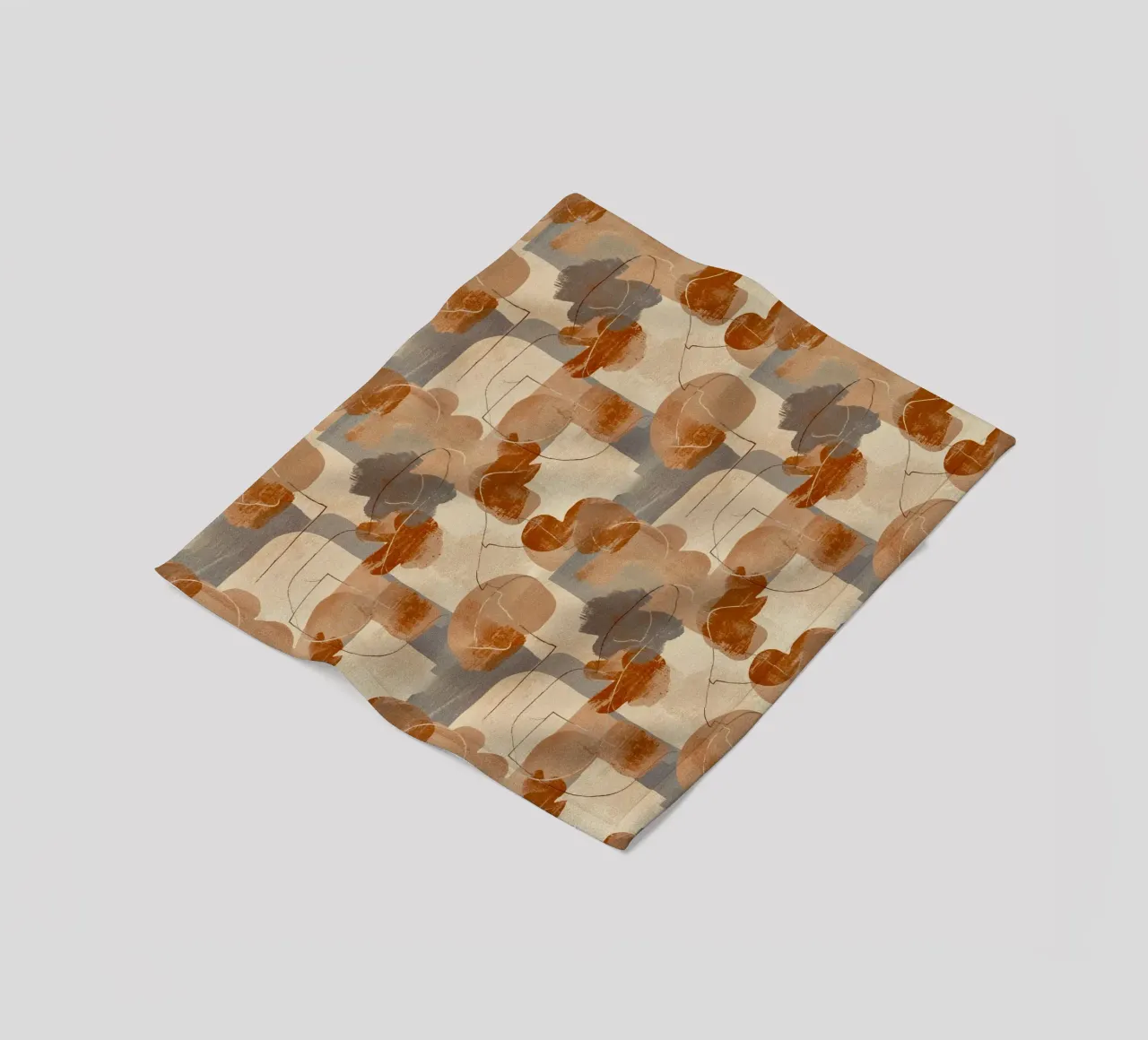 Abstract Botanical Art Deco Pattern coperta in pile da AzStore11