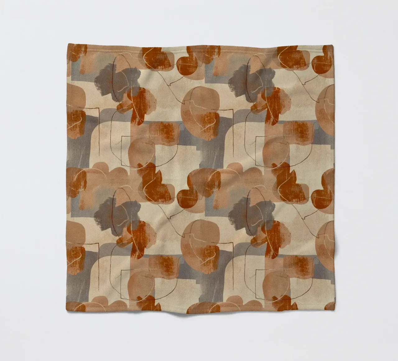 Abstract Botanical Art Deco Pattern coperta in pile da AzStore11