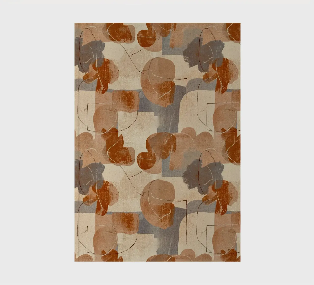 Abstract Botanical Art Deco Pattern diario da AzStore11