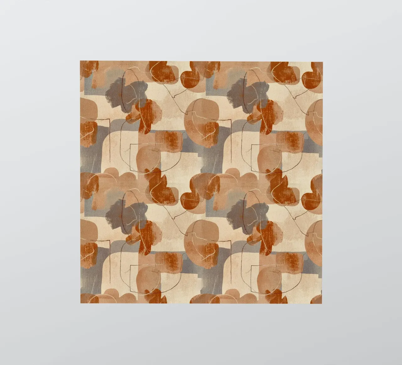 Abstract Botanical Art Deco Pattern adesivo da AzStore11